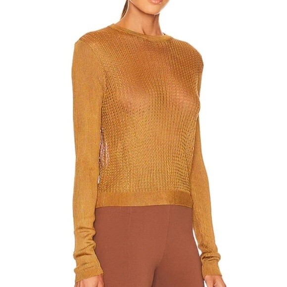 Free People H20 Crew Pullover in tiger eye size S new with tag - Picture 3 of 12